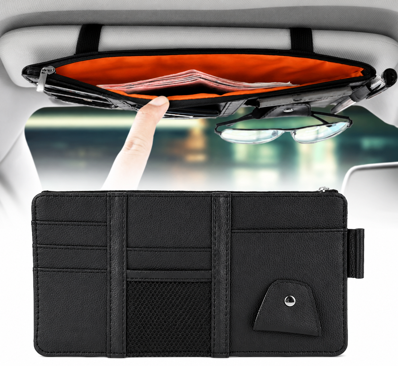 Sun-Visor Organizer